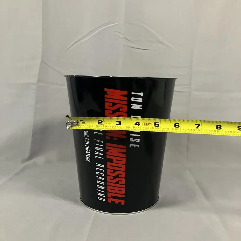 Mission Impossible Popcorn Bucket Movie Theater Promo Tom Cruise Final Reckoning